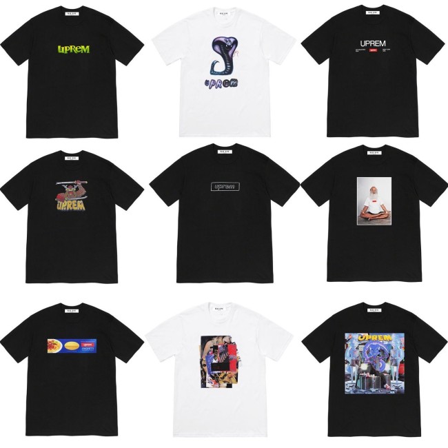 Superme Cotton T-shirt 18 Style