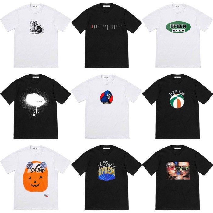 Superme Cotton T-shirt 18 Style