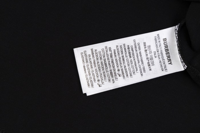 Burberry Logo Embroidered Cotton Polo Shirt