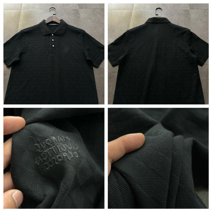 Louis Vuitton Jacquard Lapel Polo Shirt