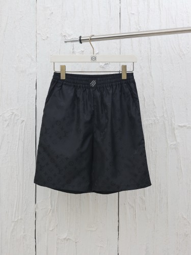 Louis Vuitton Jacquard Printed Monogram Silk Shorts