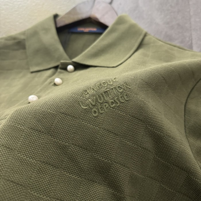 Louis Vuitton Jacquard Lapel Polo Shirt