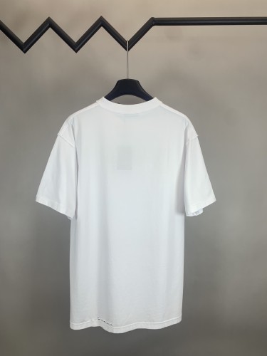 Balenciaga Logo Patch Embroidered Short Sleeve T-shirt