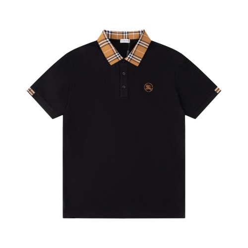 Burberry Logo Embroidered Cotton Polo Shirt