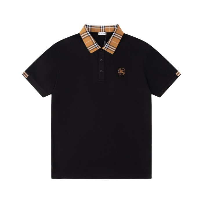 Burberry Logo Embroidered Cotton Polo Shirt