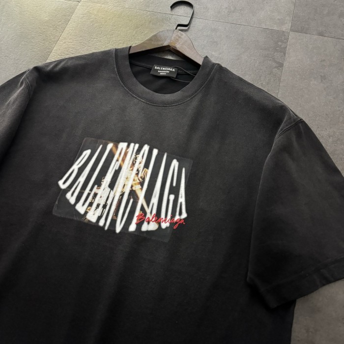 Balenciaga Band Signature Short Sleeved T-shirt