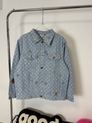 Louis Vuitton Rainbow Jacquard Monogram Denim Jacket