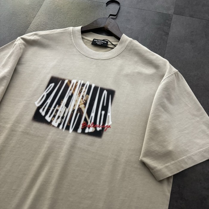 Balenciaga Band Signature Short Sleeved T-shirt