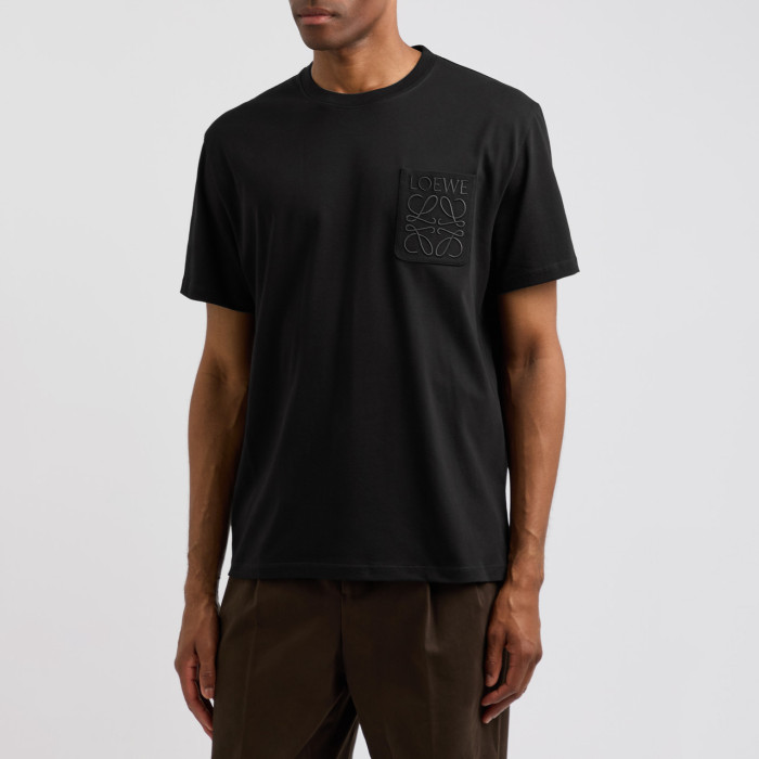 LOEWE Logo Embroidered Cotton T-shirt