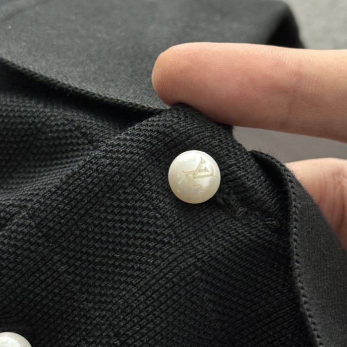 Louis Vuitton Jacquard Lapel Polo Shirt