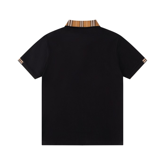 Burberry Logo Embroidered Cotton Polo Shirt