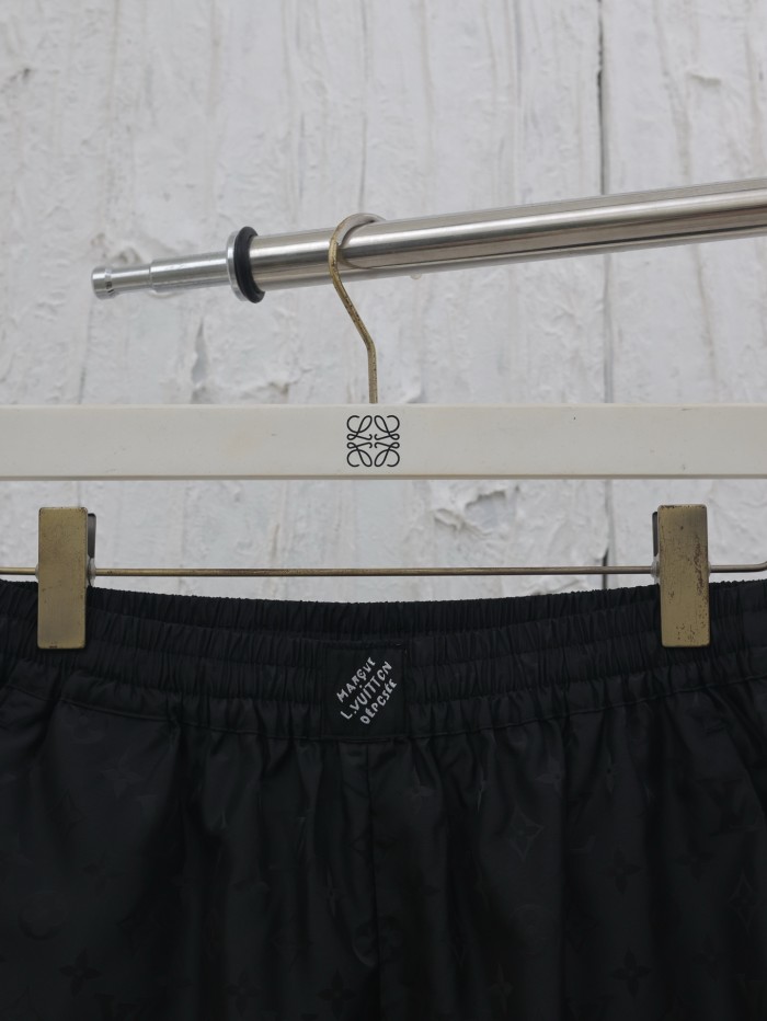Louis Vuitton Jacquard Printed Monogram Silk Shorts