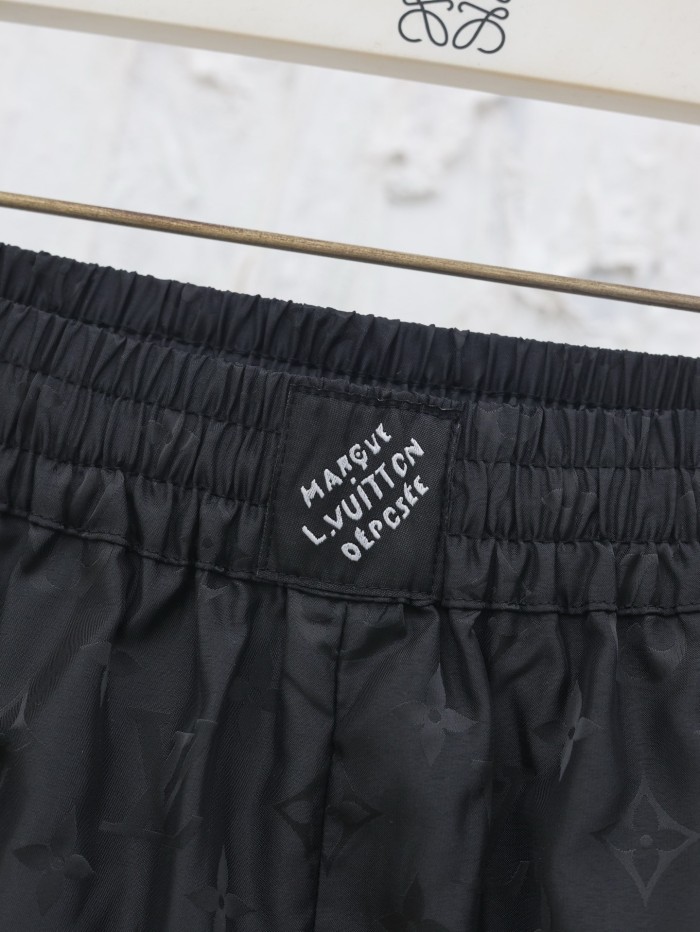 Louis Vuitton Jacquard Printed Monogram Silk Shorts