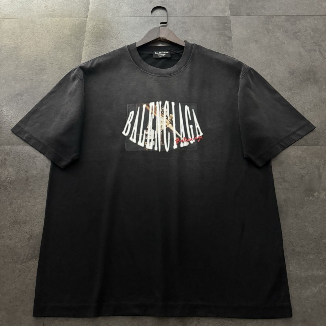 Balenciaga Band Signature Short Sleeved T-shirt