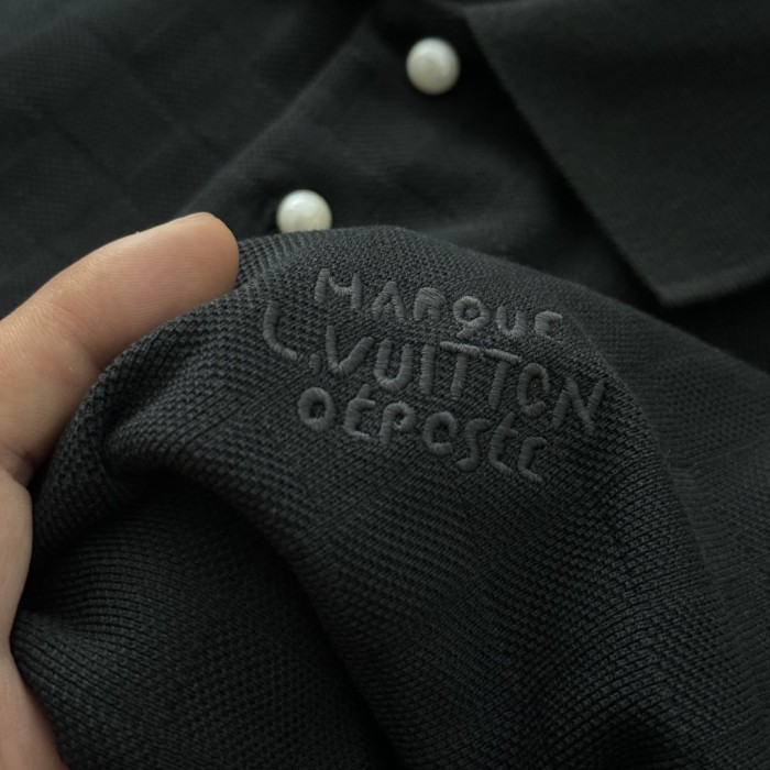 Louis Vuitton Jacquard Lapel Polo Shirt