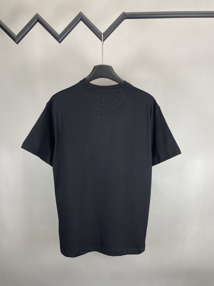 Gucci Embroidered Flower Cotton Short Sleeved T-shirt