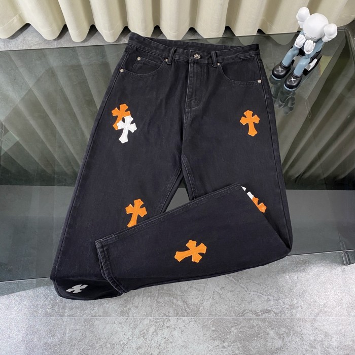 Chrome Hearts Levi's Cross Patch Denim Jeans