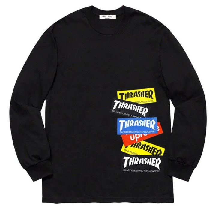 Superme Cotton Long Sleeves T-shirt 18 Style