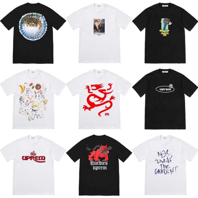 Superme Cotton T-shirt 17 Style