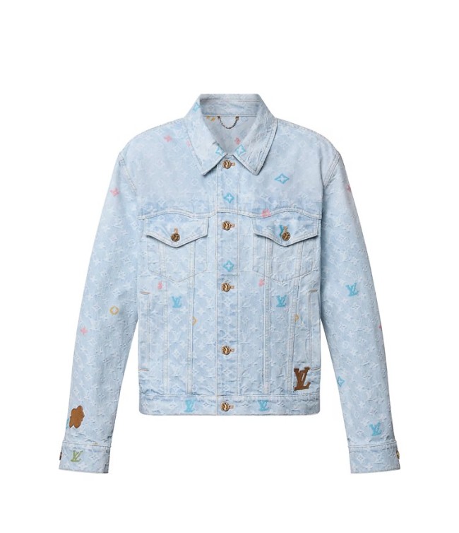 Louis Vuitton Rainbow Jacquard Monogram Denim Jacket