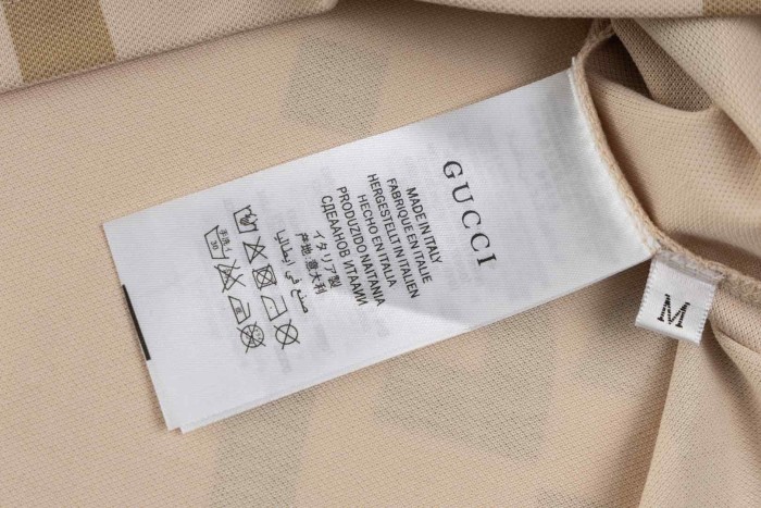 Gucci GG Logo Print Cotton Short Sleeved T-shirt