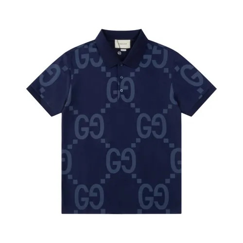 Gucci GG Logo Print Cotton Short Sleeved T-shirt