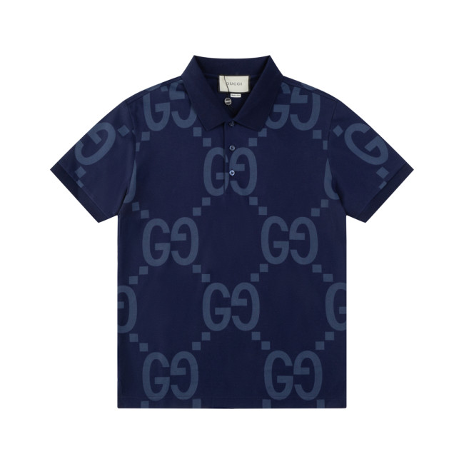 Gucci GG Logo Print Cotton Short Sleeved T-shirt