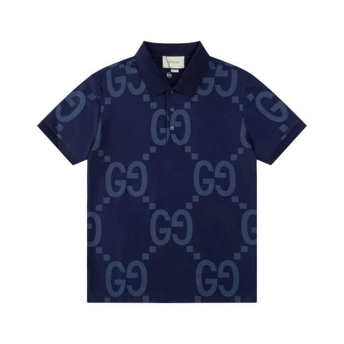 Gucci GG Logo Print Cotton Short Sleeved T-shirt