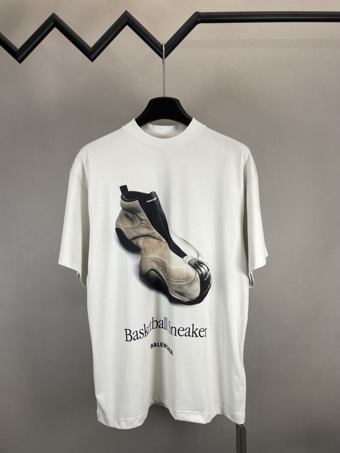 Balenciaga Men's Basketball Sneaker T-shirt Oversized