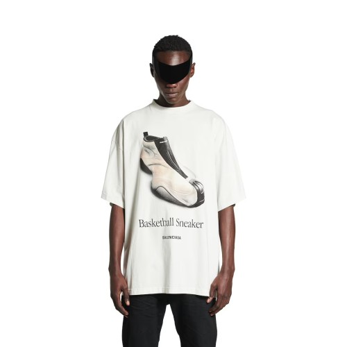Balenciaga Men's Basketball Sneaker T-shirt Oversized