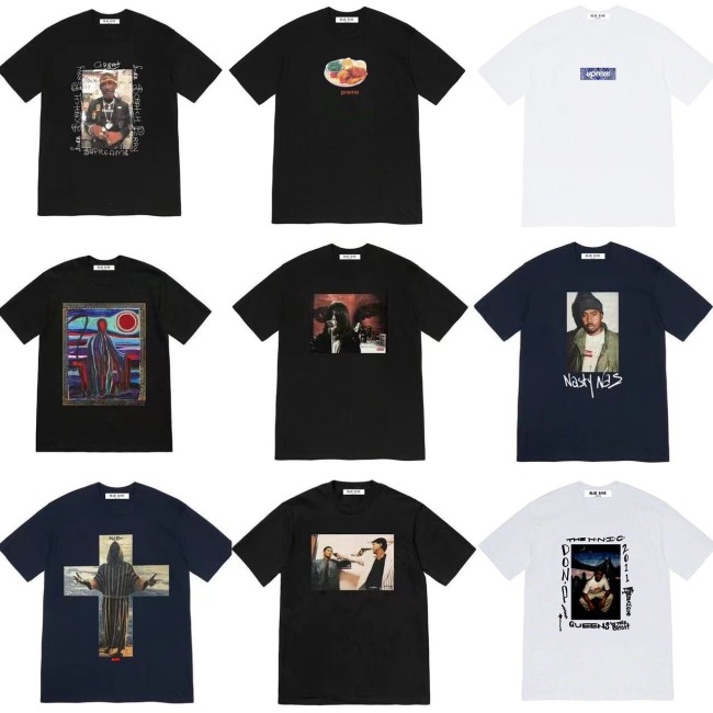 Superme Cotton T-shirt 22 Style