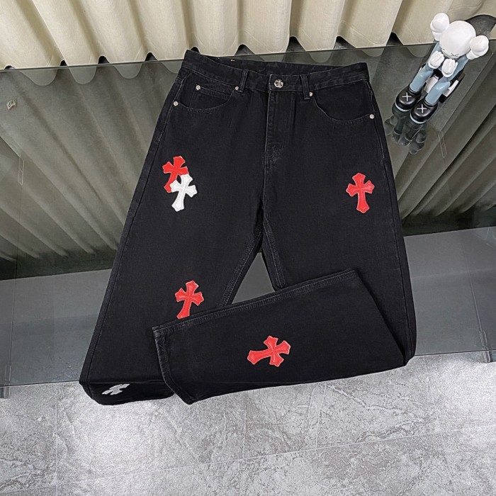 Chrome Hearts Levi's Cross Patch Denim Jeans