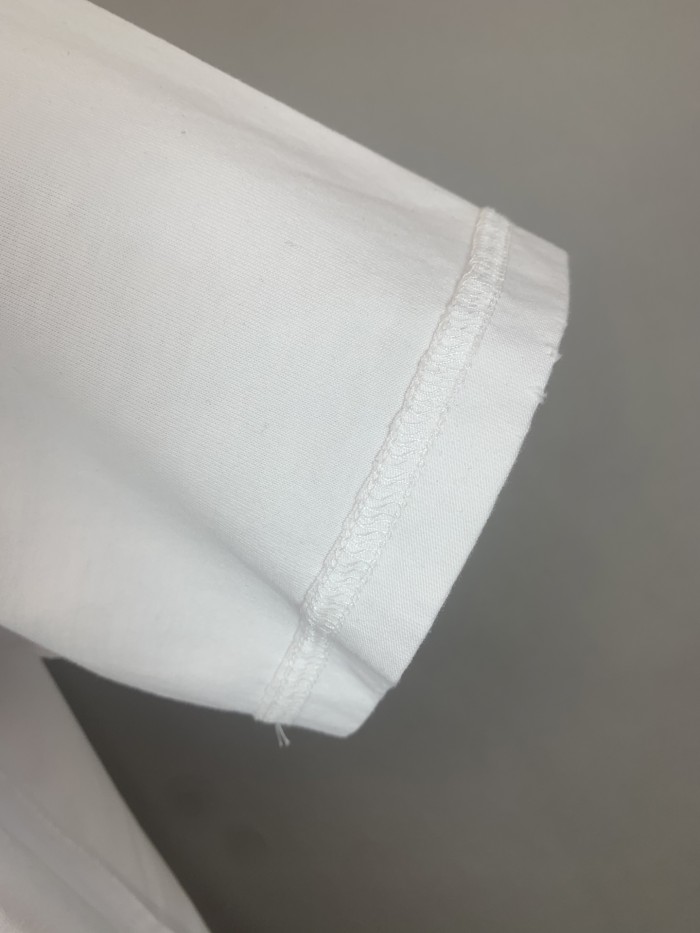 Balenciaga Logo Patch Embroidered Short Sleeve T-shirt