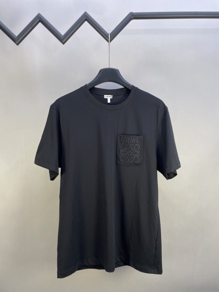 LOEWE Logo Embroidered Cotton T-shirt