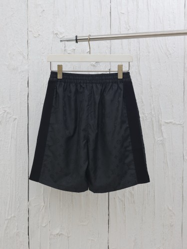 Louis Vuitton Jacquard Printed Monogram Silk Shorts