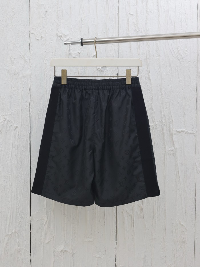 Louis Vuitton Jacquard Printed Monogram Silk Shorts