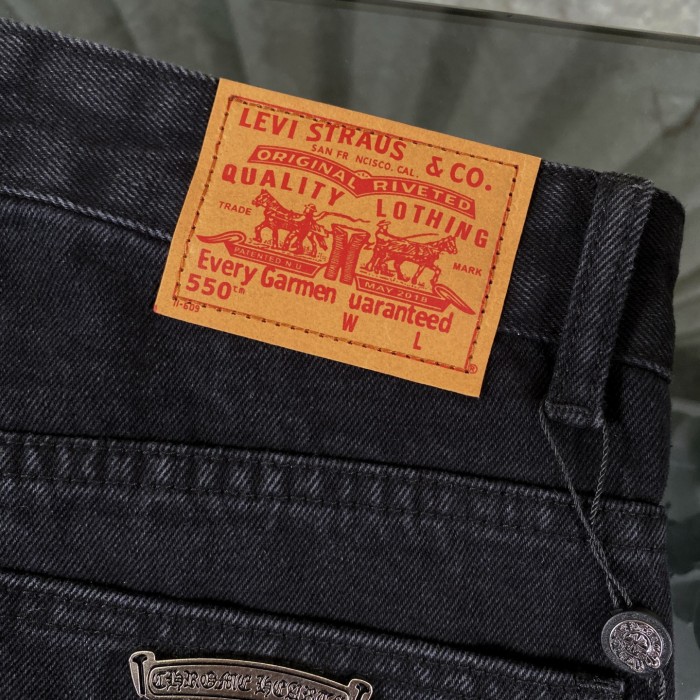 Chrome Hearts Levi's Cross Patch Denim Jeans