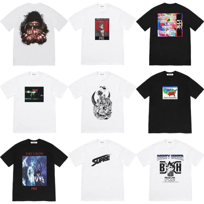 Superme Cotton T-shirt 18 Style