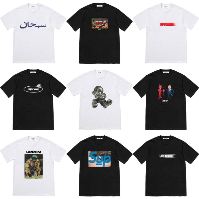 Superme Cotton T-shirt 16 Style