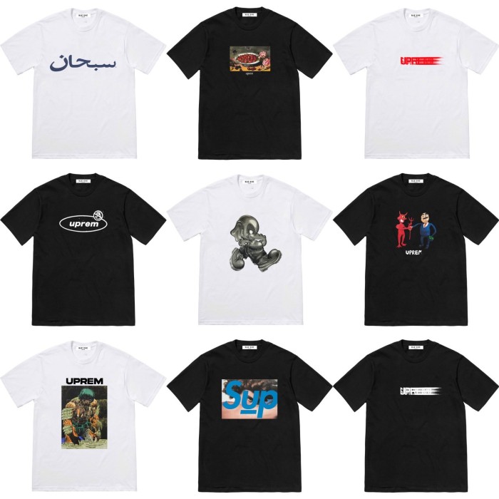 Superme Cotton T-shirt 16 Style