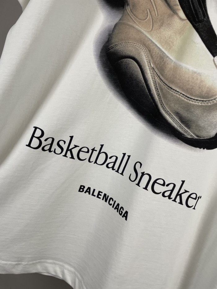 Balenciaga Men's Basketball Sneaker T-shirt Oversized
