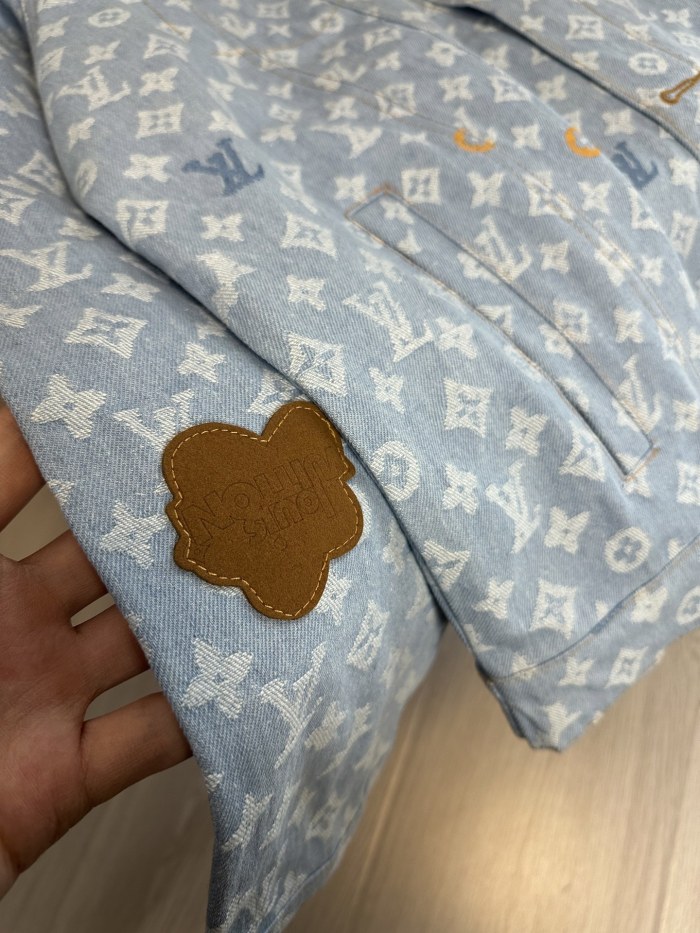 Louis Vuitton Rainbow Jacquard Monogram Denim Jacket