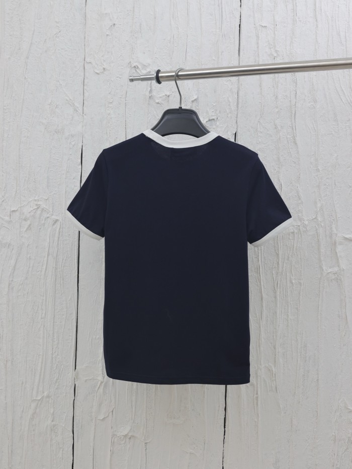 Gucci Embroidered Cotton Short Sleeved T-shirt