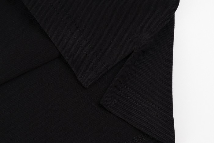Burberry Logo Embroidered Cotton Polo Shirt