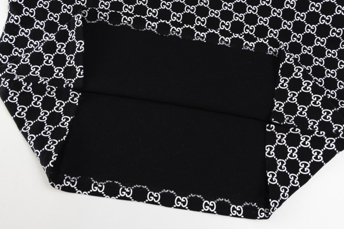 GUCCI GG JACQUARD COTTON PIQUET POLO