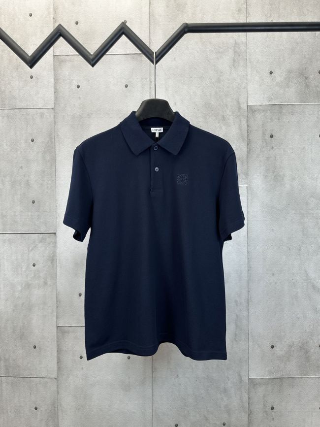 Loewe Cotton Embroidered Polo Shirt