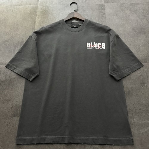 Balenciaga Logo Print Cotton Short Sleeved T-shirt