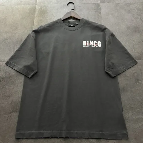 Balenciaga Logo Print Cotton Short Sleeved T-shirt