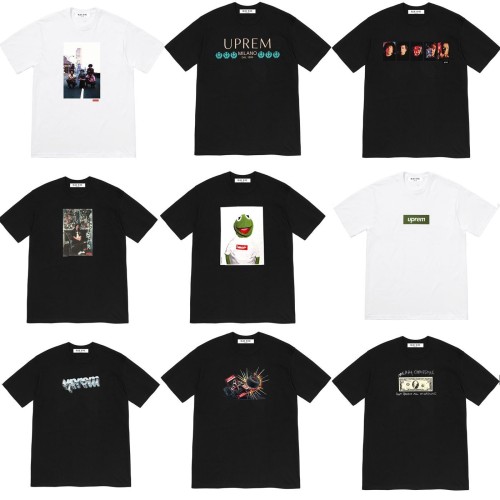 Superme Cotton T-shirt 17 Style