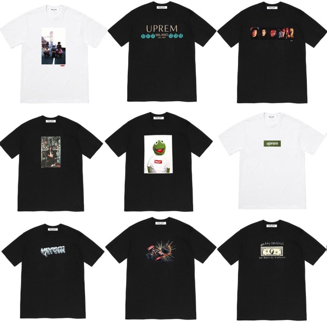 Superme Cotton T-shirt 17 Style